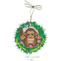 Chinese New Year/2016/Monkey Gift Shop Wreath Ornament (6 Sq. In.)